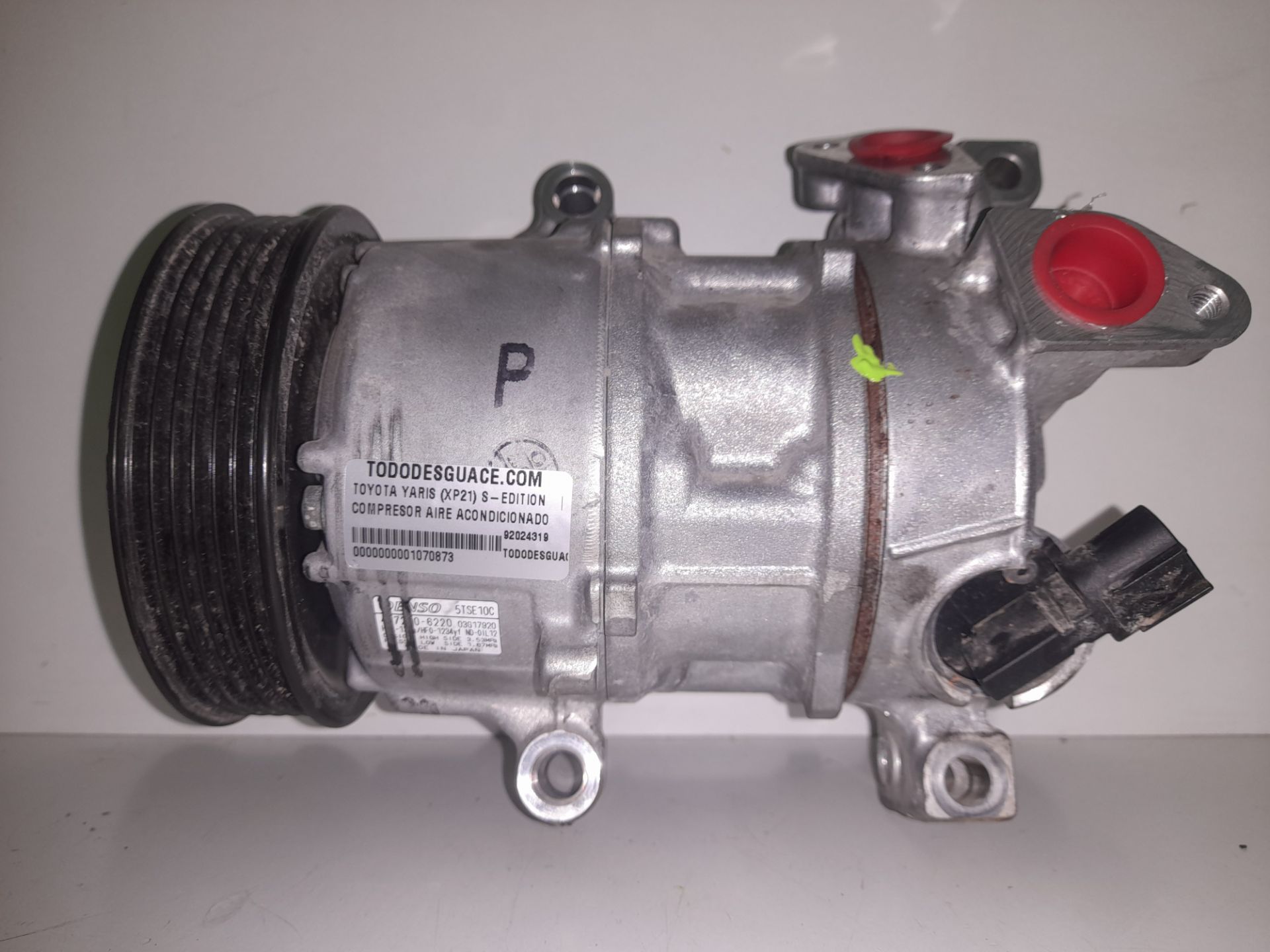 Compresor aire acondicionado toyota yaris (xp21) sedition