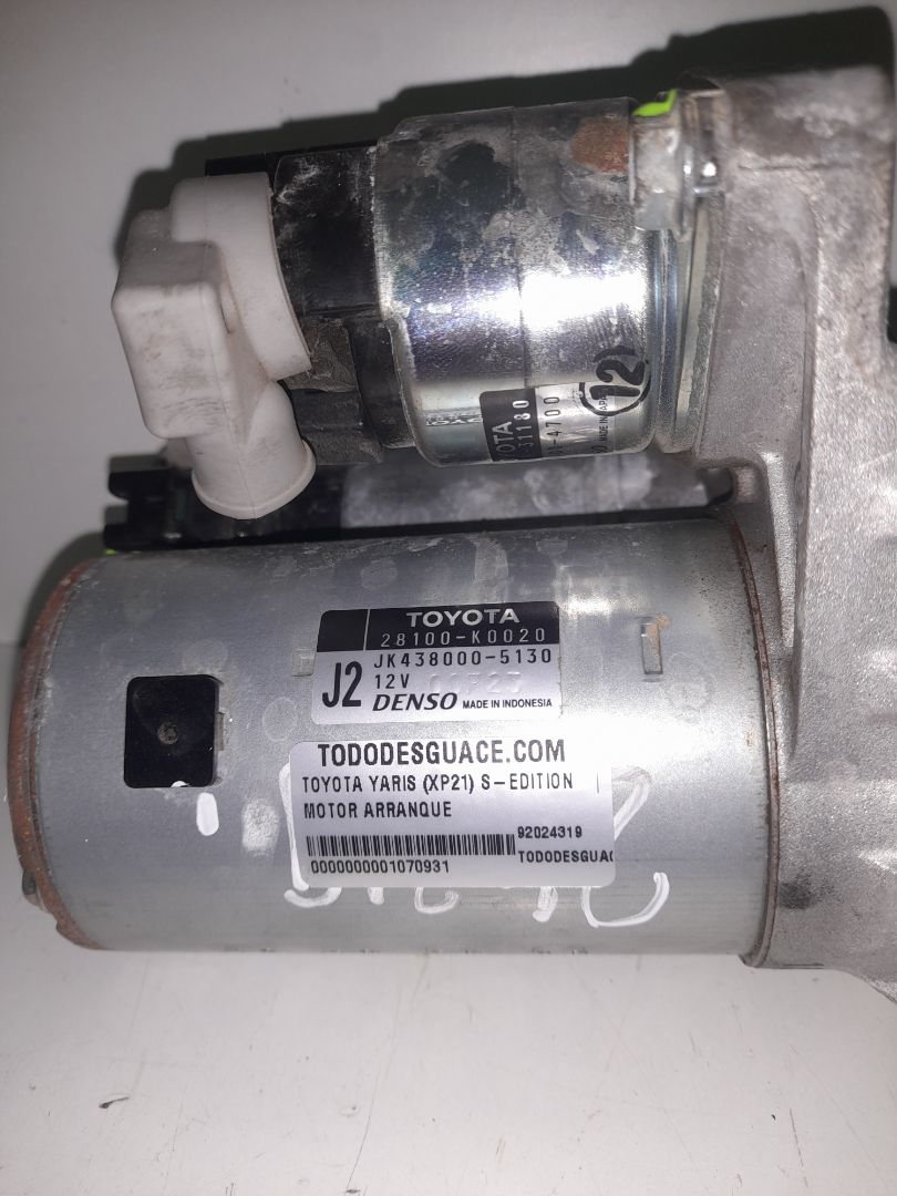 Motor arranque toyota yaris (xp21) sedition