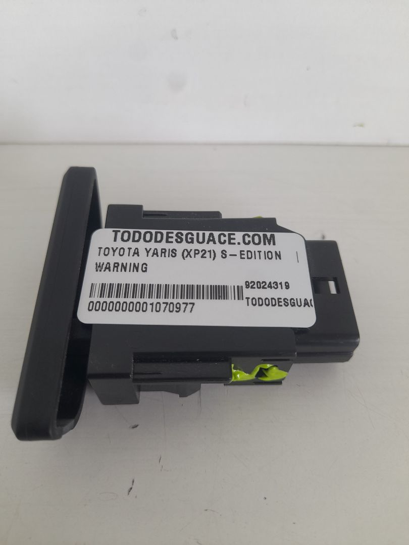 Warning toyota yaris (xp21) sedition