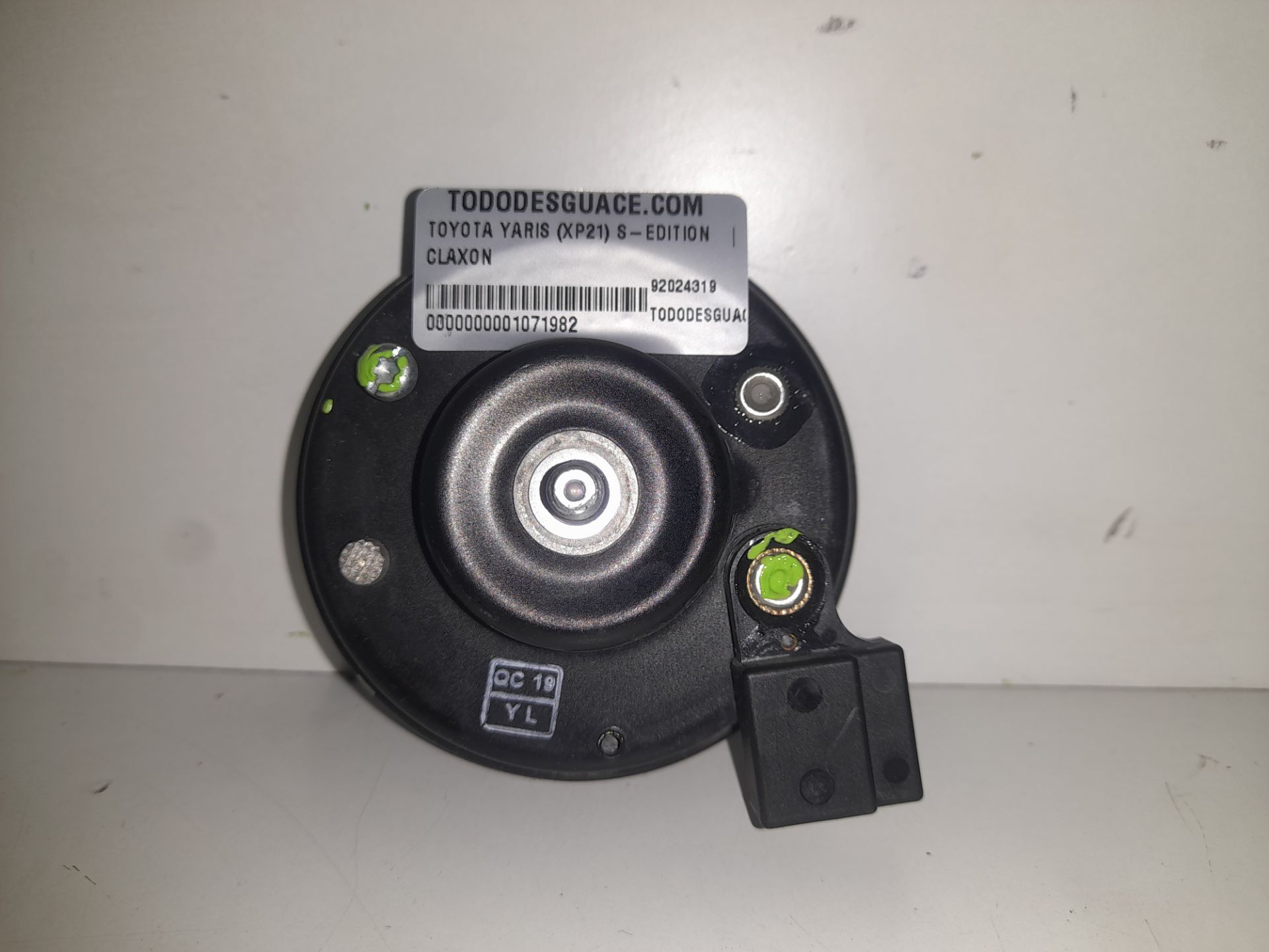 Claxon toyota yaris (xp21) sedition