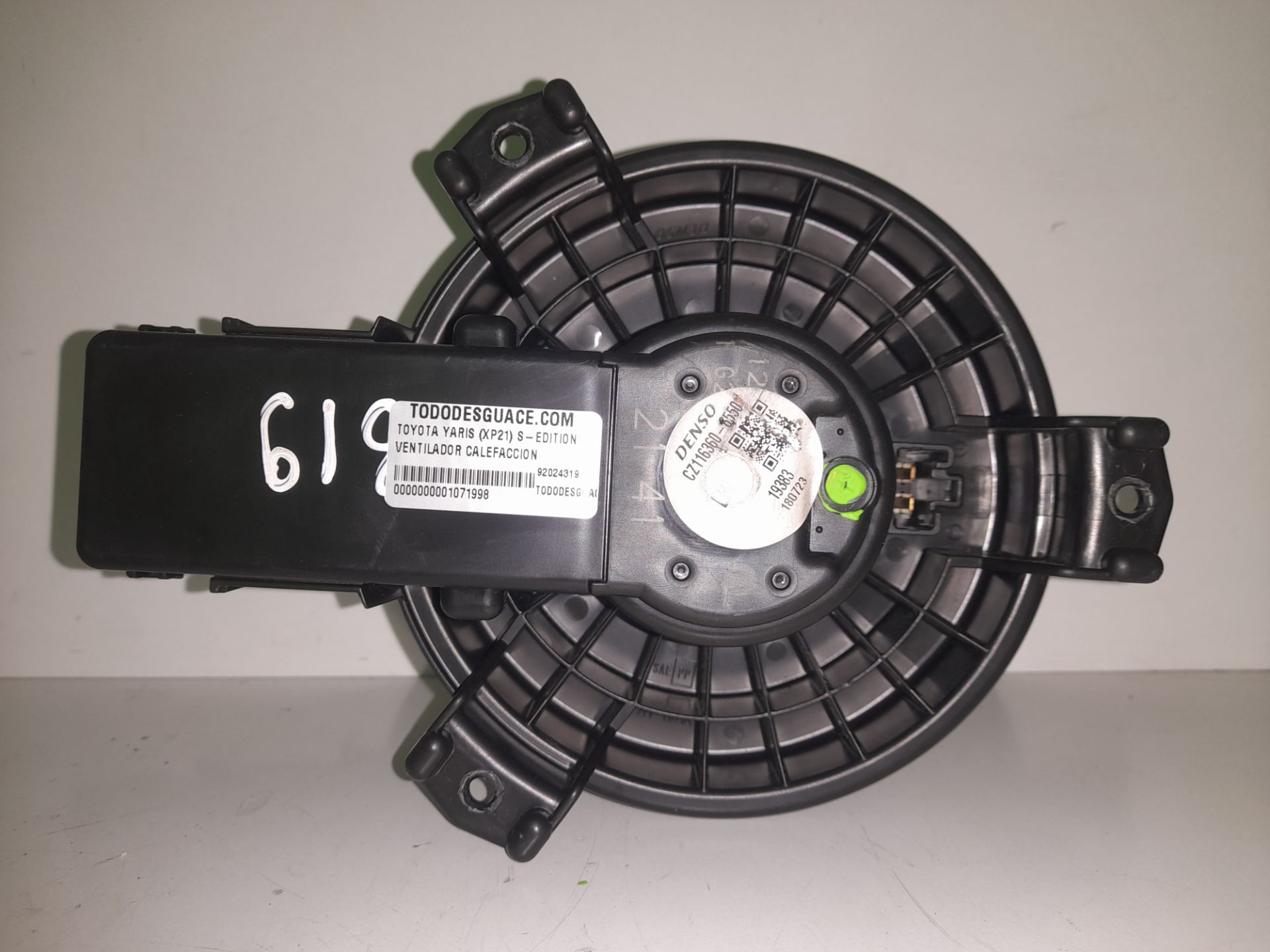 Ventilador calefaccion toyota yaris (xp21) sedition