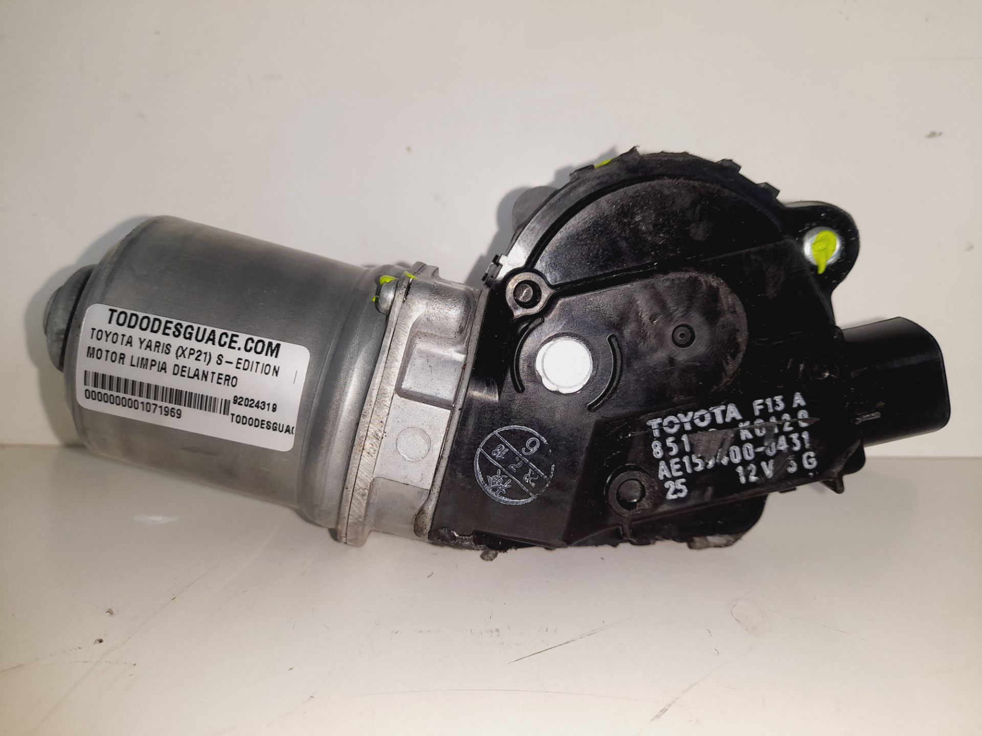 Motor limpia delantero toyota yaris (xp21) sedition