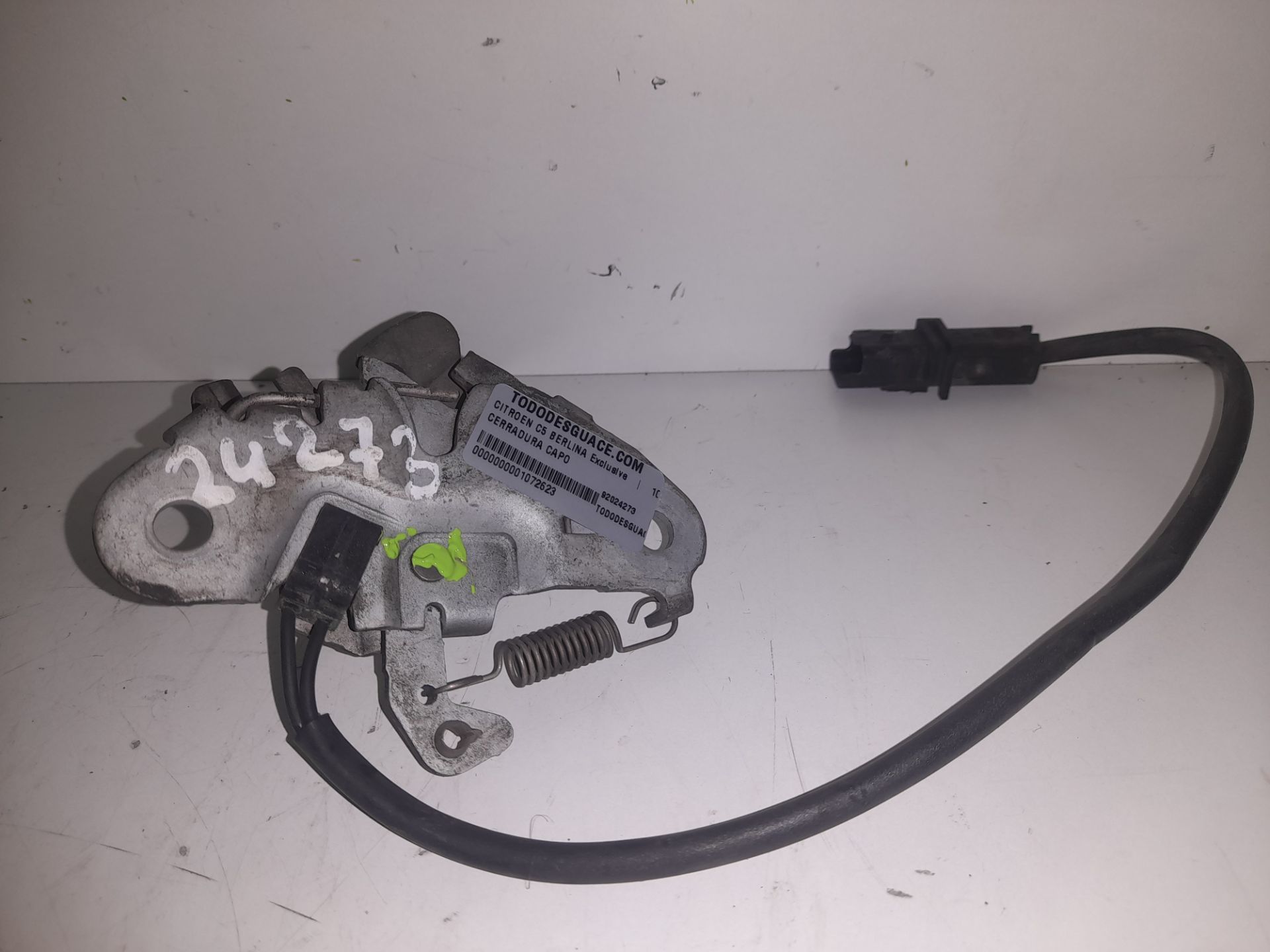 Cerradura capo citroen c5 berlina exclusive