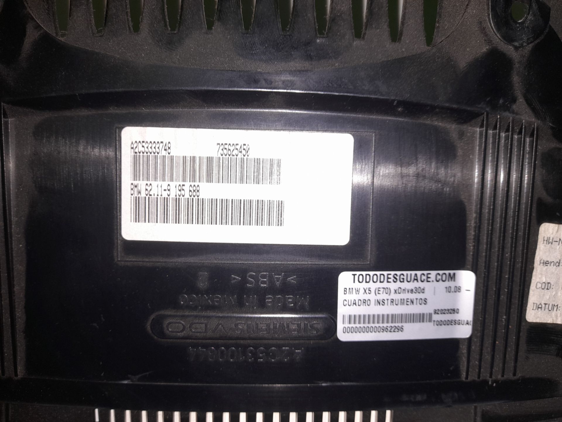 Cuadro instrumentos bmw serie x5 (e70) xdrive30d