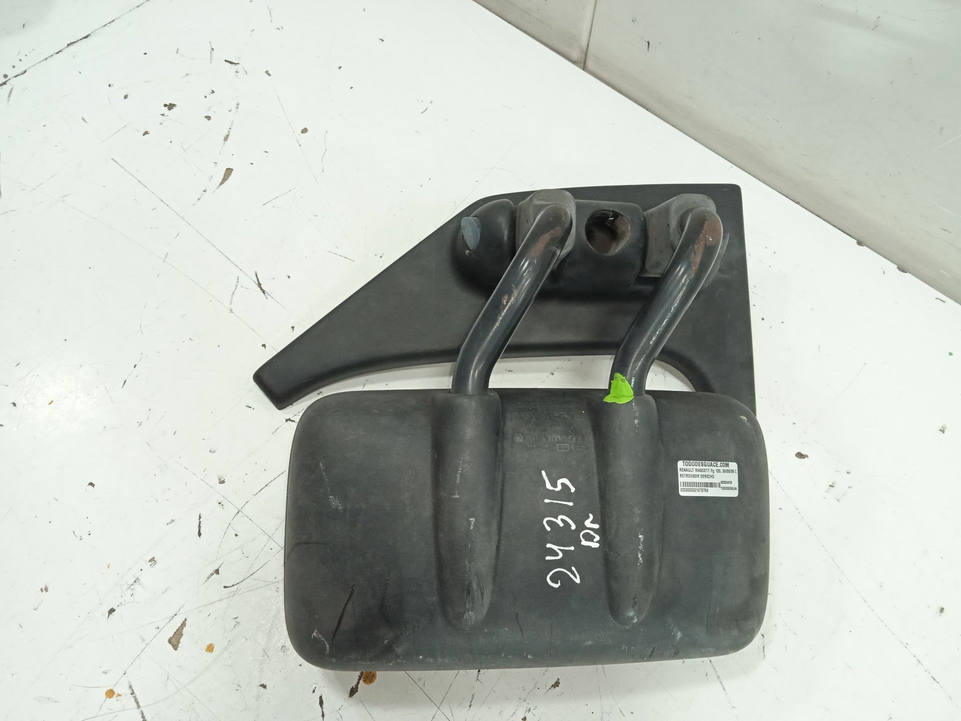 Retrovisor derecho renault mascott (2004) fg 120. 355565 cabina indivi
