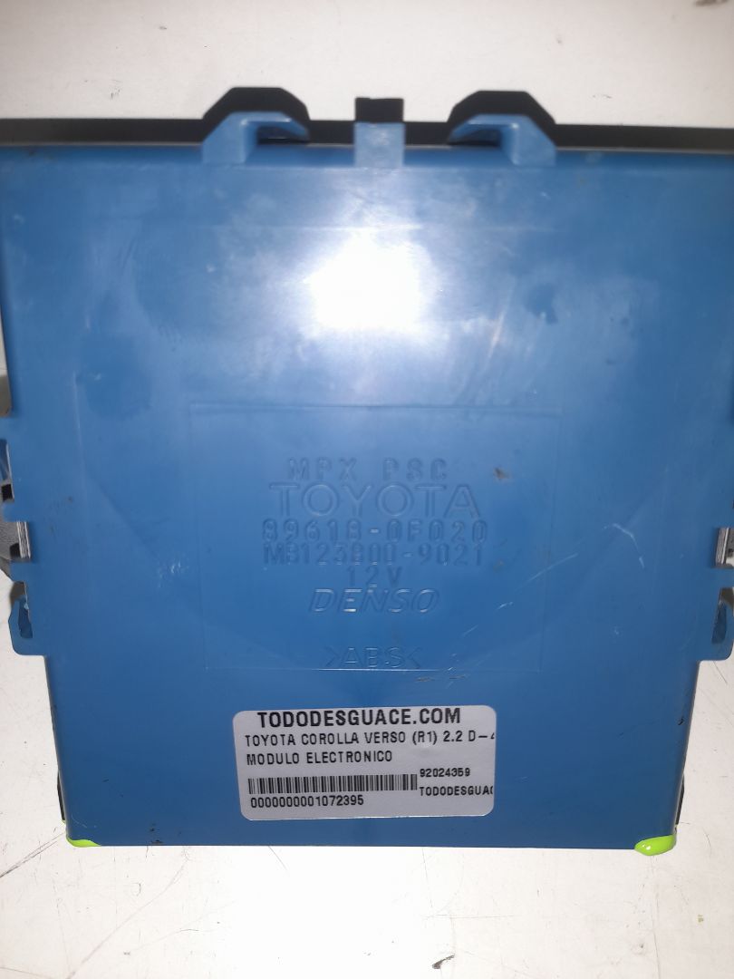 Modulo electronico toyota corolla verso (r1) 2.2 d4d luna