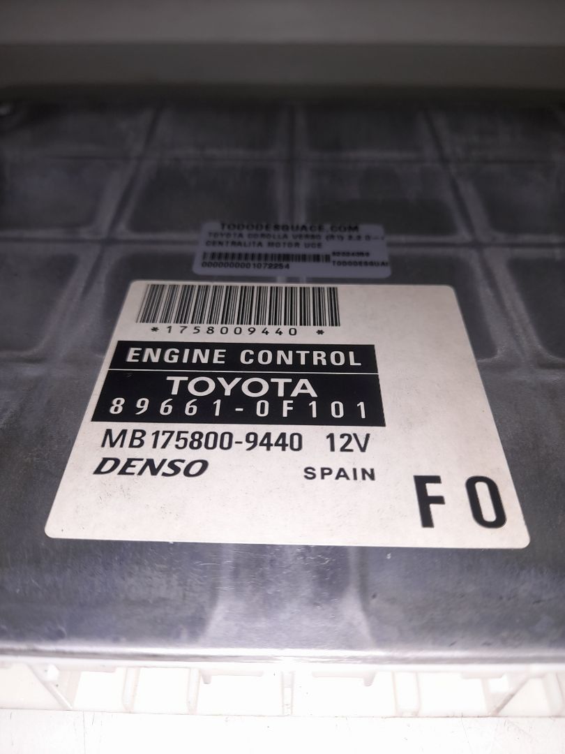 Centralita motor uce toyota corolla verso (r1) 2.2 d4d luna