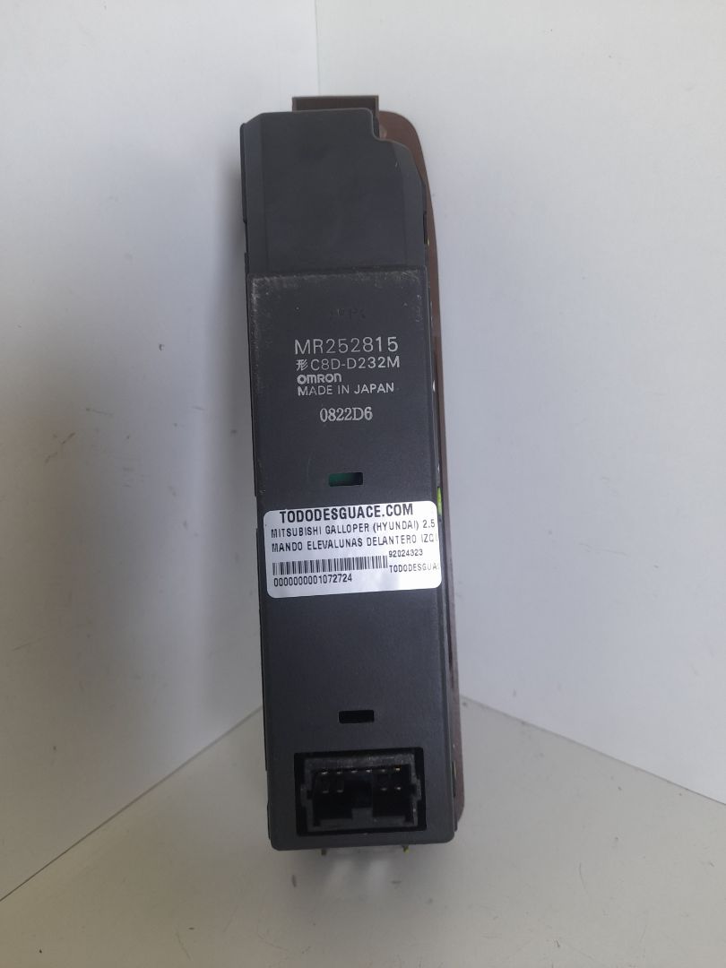 Mando elevalunas delantero izquierdo mitsubishi galloper (hyundai)(02.1998) 2.5 tdi s.e. confort (5ptas.)