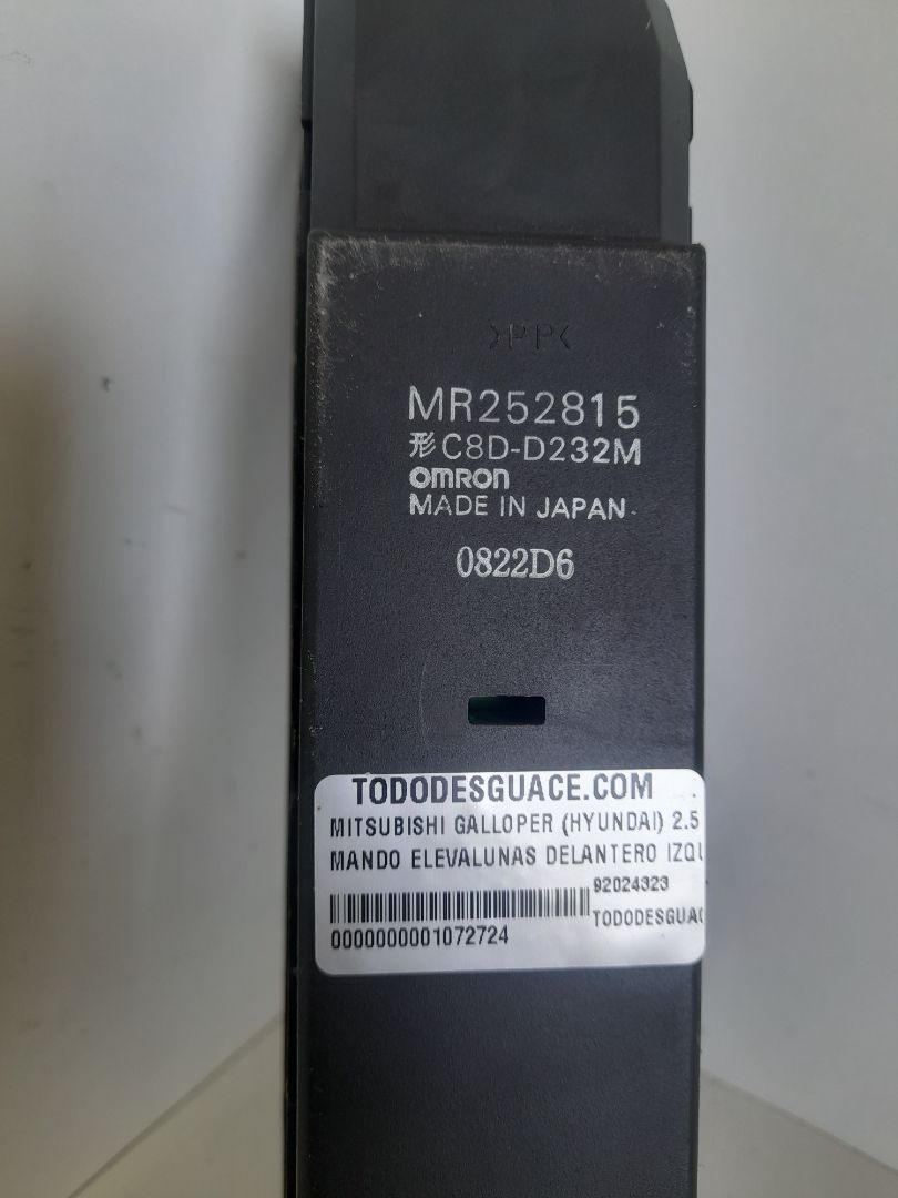 Mando elevalunas delantero izquierdo mitsubishi galloper (hyundai)(02.1998) 2.5 tdi s.e. confort (5ptas.)