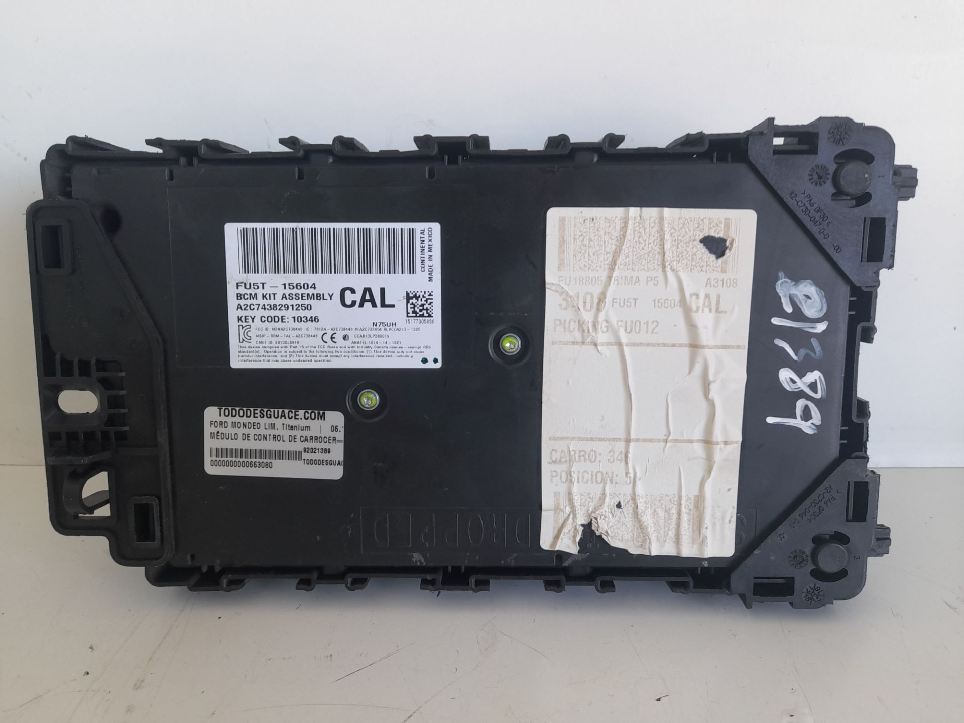 MÓdulo de control de carrocerÍa (bcm) titanium