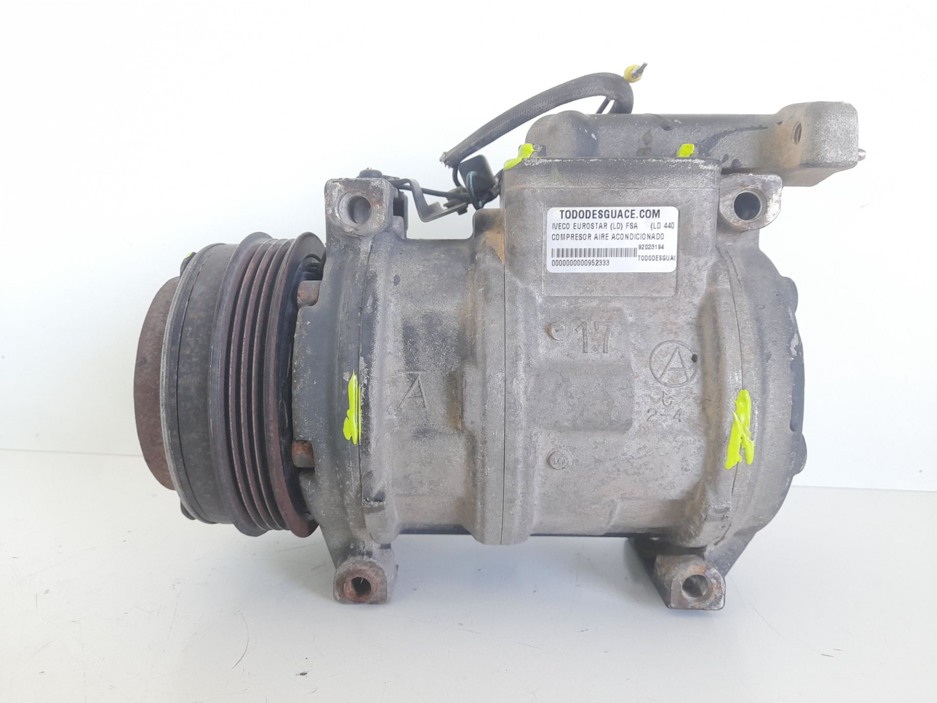 Compresor aire acondicionado iveco eurostar ld (1993) fsa     (ld 440 e 48  4x2) gra