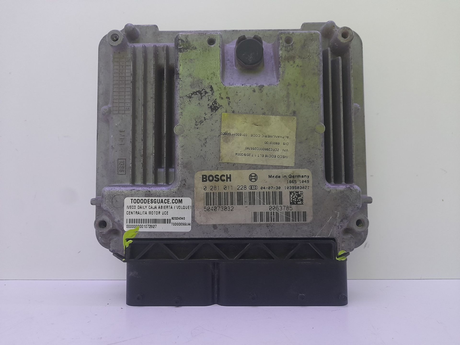 Centralita motor uce 29  l 12 caja abierta