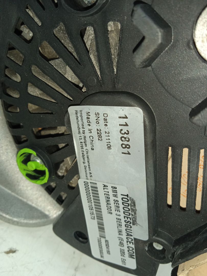 Alternador bmw serie 3 berlina (e46) 320d edition advance