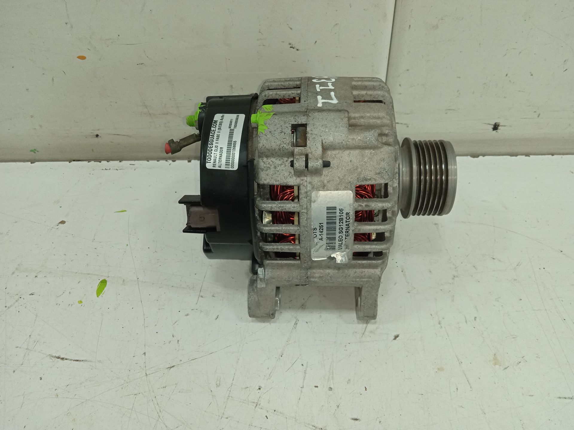 Alternador renault clio ii fase ii (bcb0) authentique