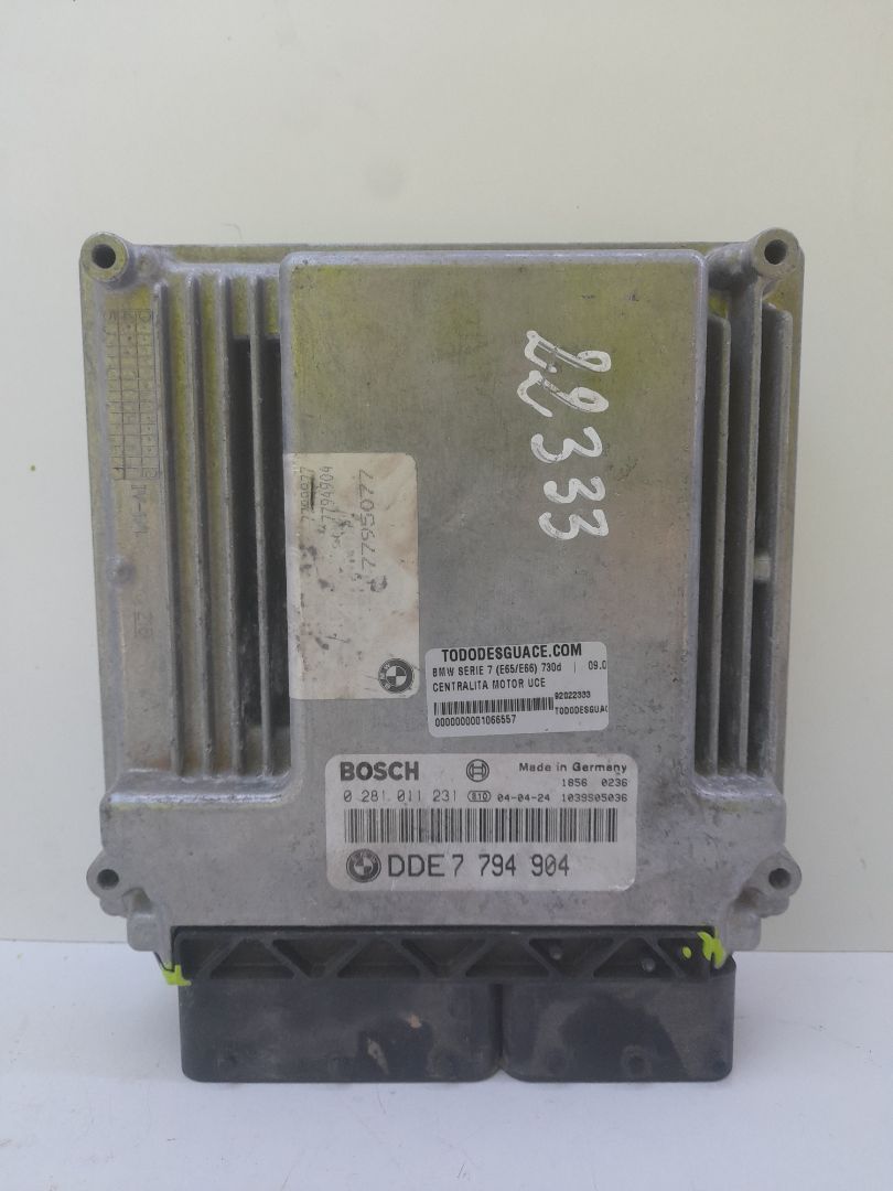 Centralita motor uce bmw serie 7 (e65e66) 730d