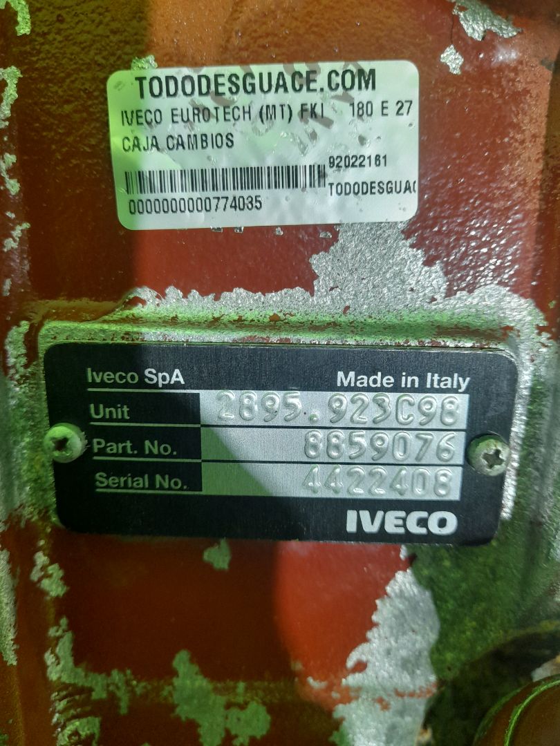Caja cambios fki    180 e 27 tráfico urbano