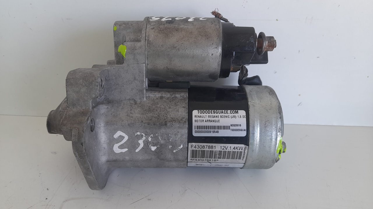 Motor arranque renault  no identificado