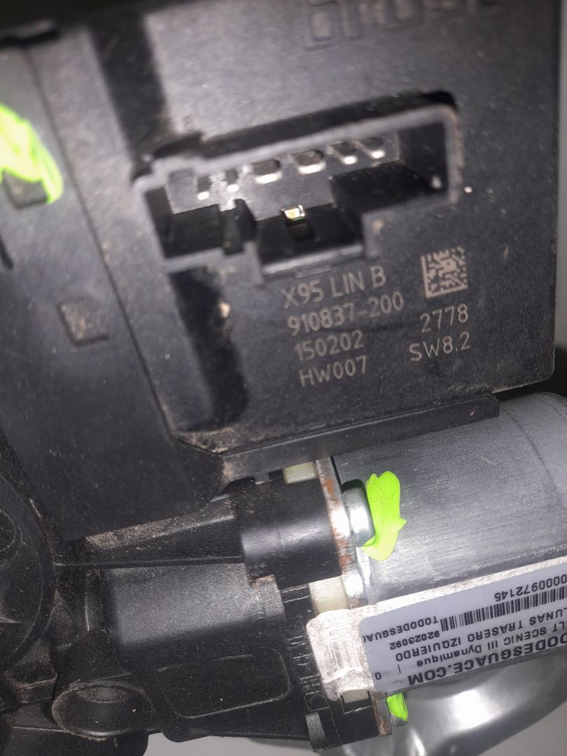 Elevalunas trasero izquierdo renault scenic iii (jz) dynamique