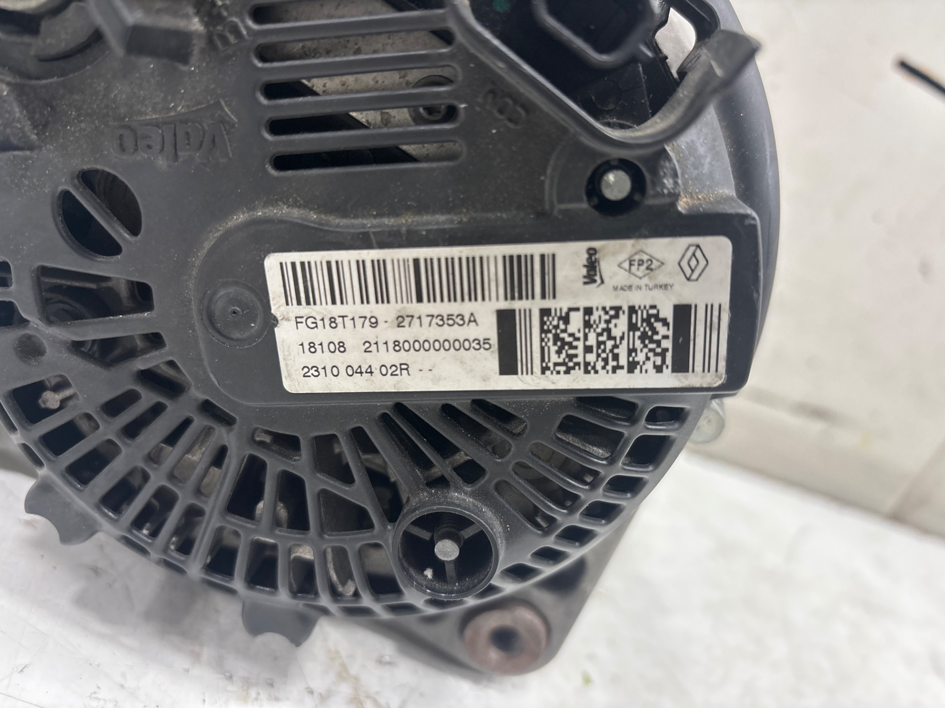 Alternador dacia sandero iii 