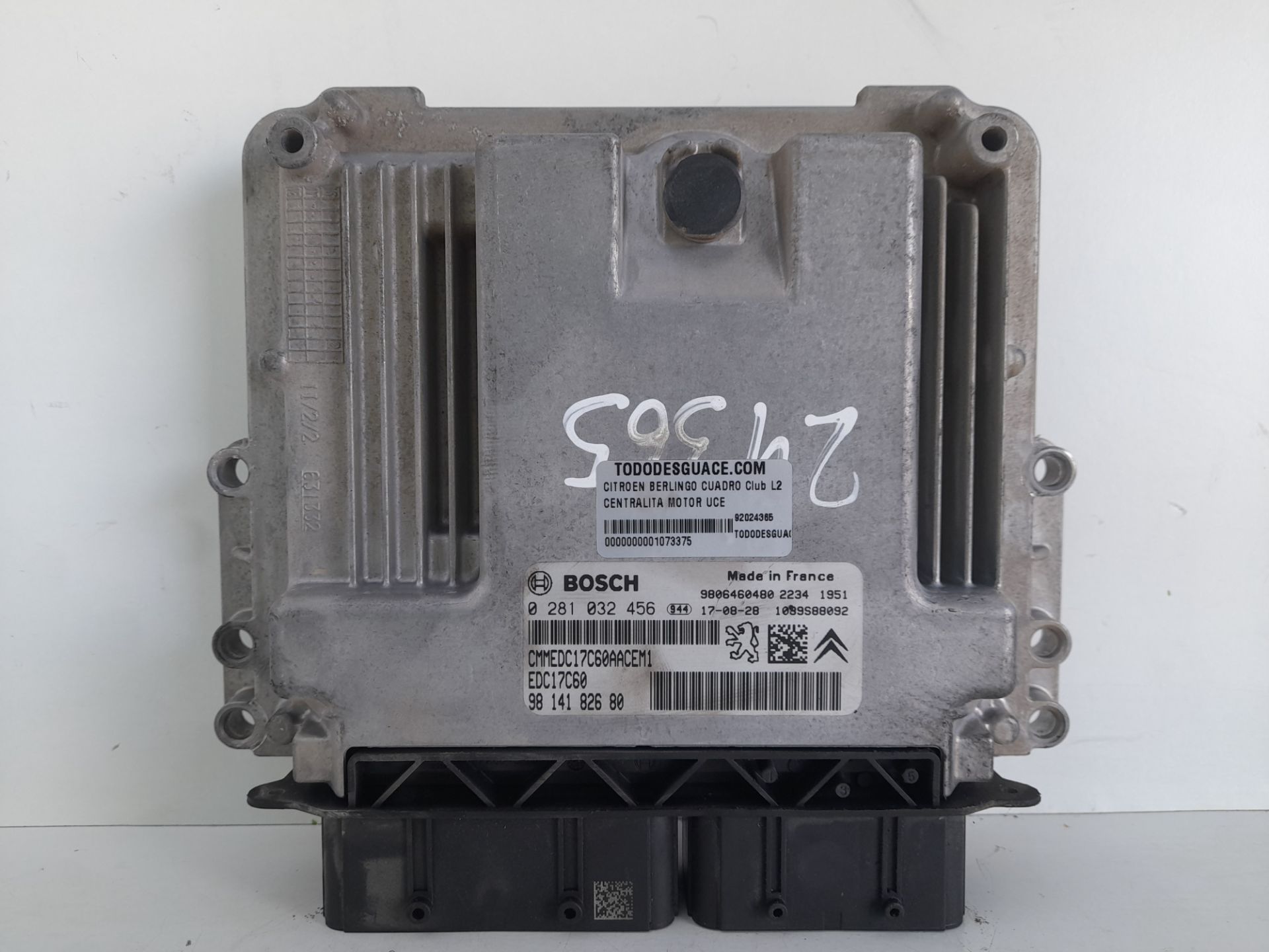 Centralita motor uce club l2