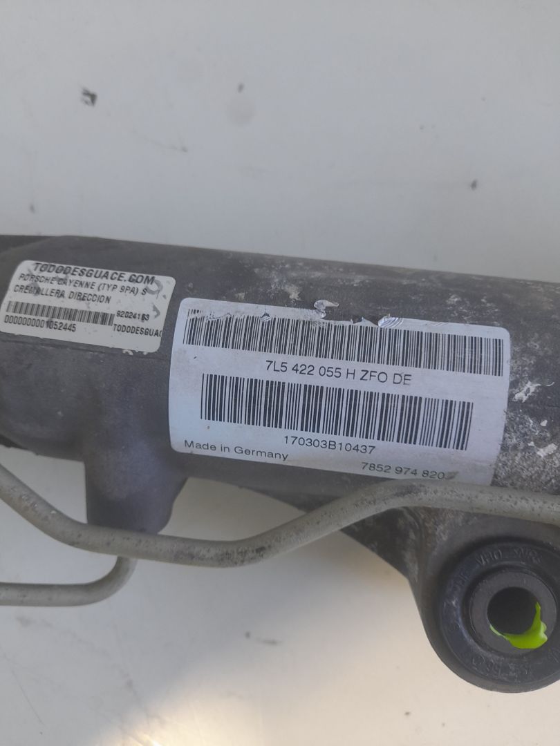 Cremallera direccion porsche cayenne (tipo 9pa) s