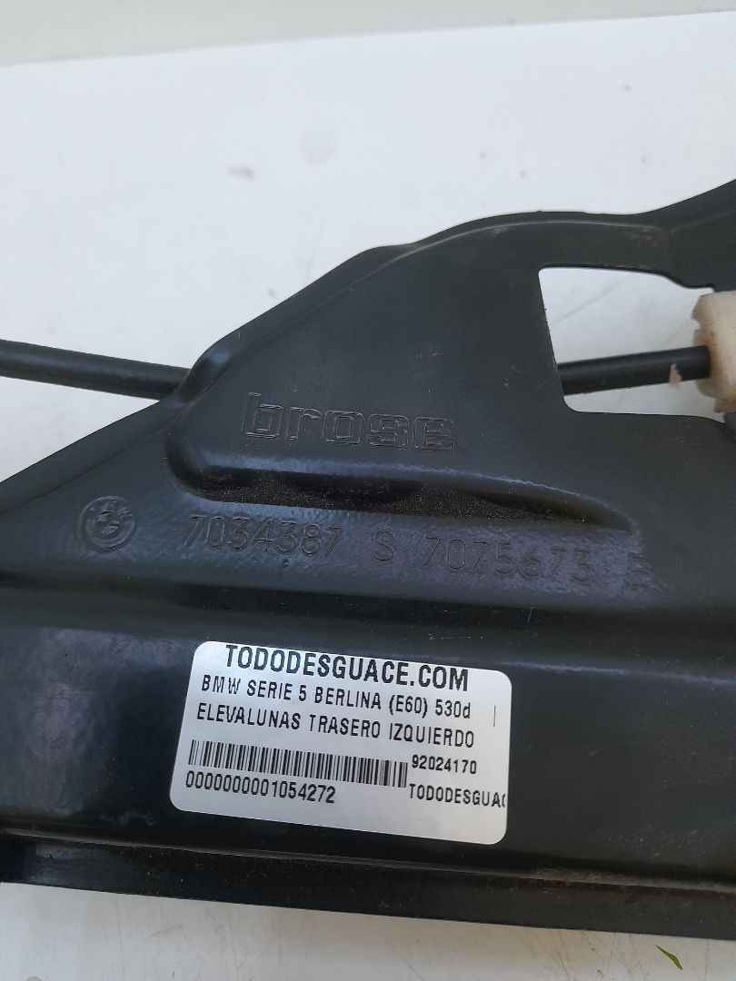 Elevalunas trasero izquierdo bmw serie 5 berlina (e60) 530d