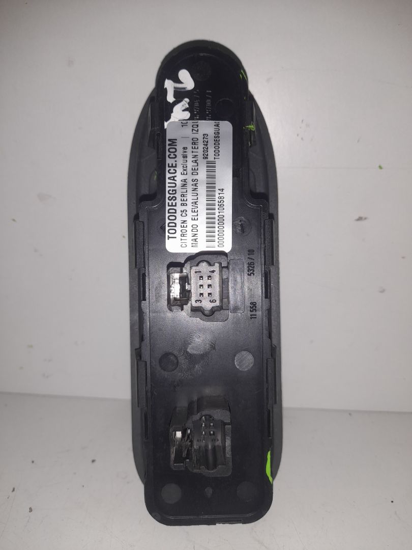Mando elevalunas delantero izquierdo citroen c5 berlina exclusive