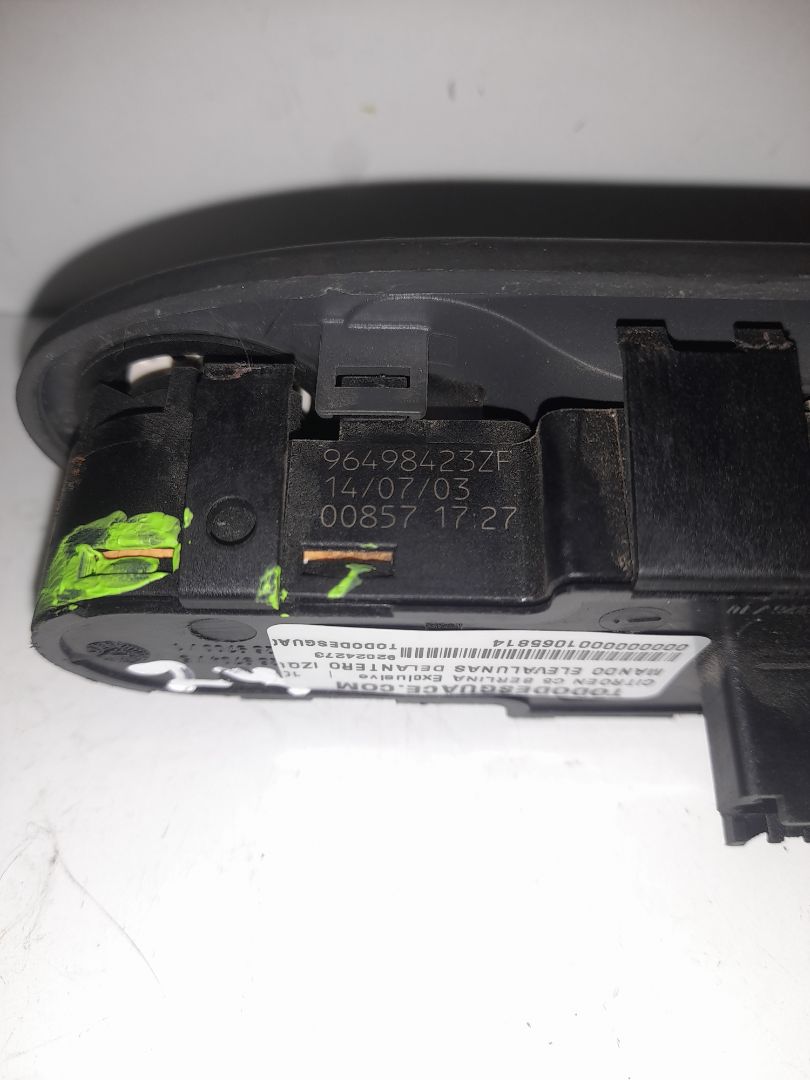 Mando elevalunas delantero izquierdo citroen c5 berlina exclusive