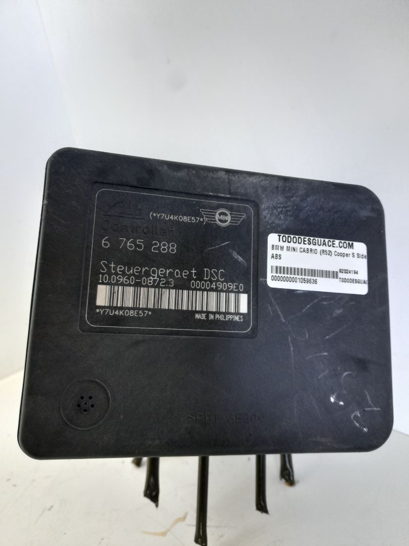 Abs bmw mini cabrio (r52) cooper s sidewalk