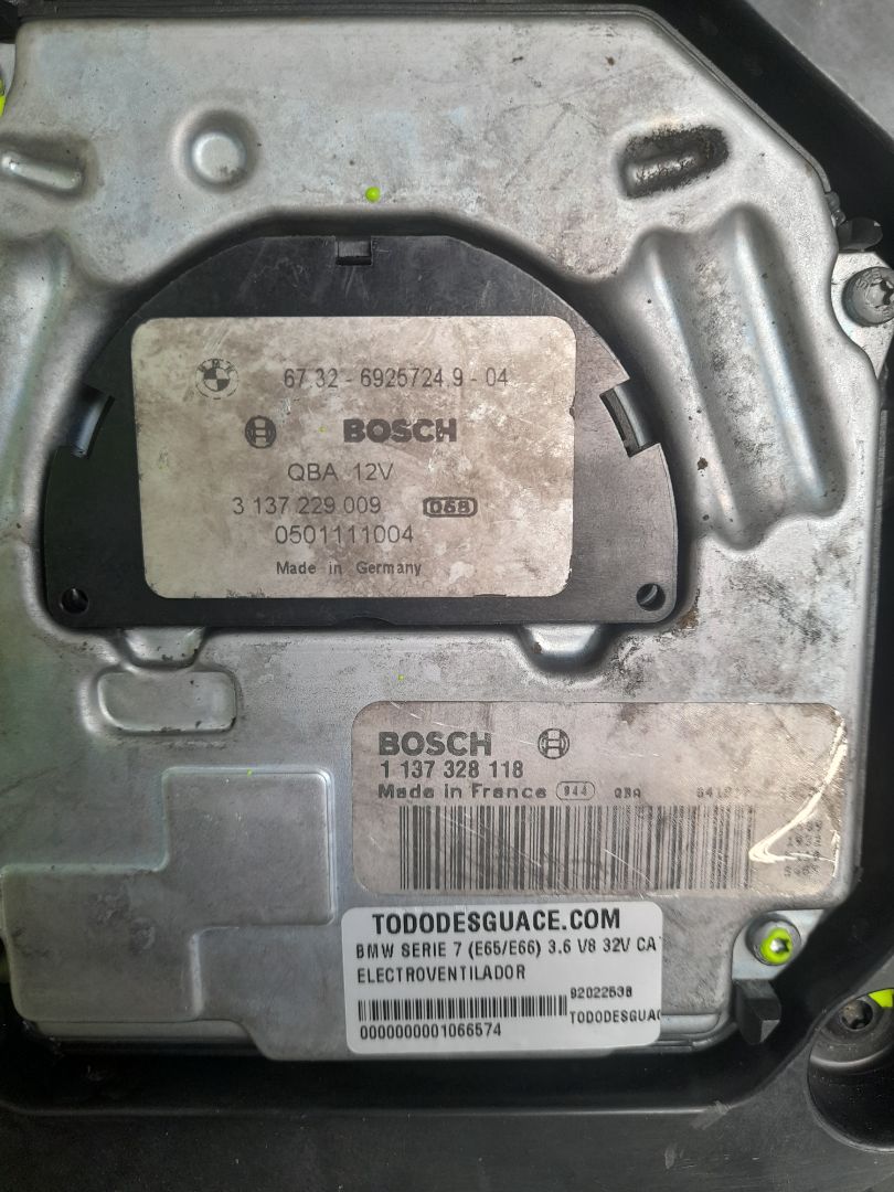 Electroventilador bmw serie 7 (e65e66) 
