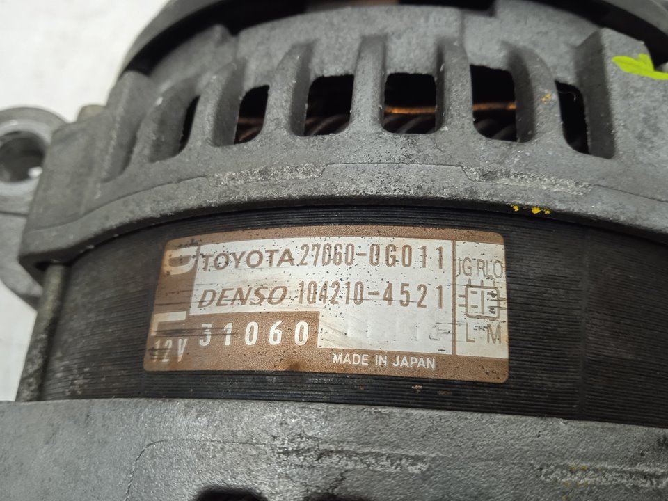 Alternador toyota corolla verso (r1) 2.2 d4d luna