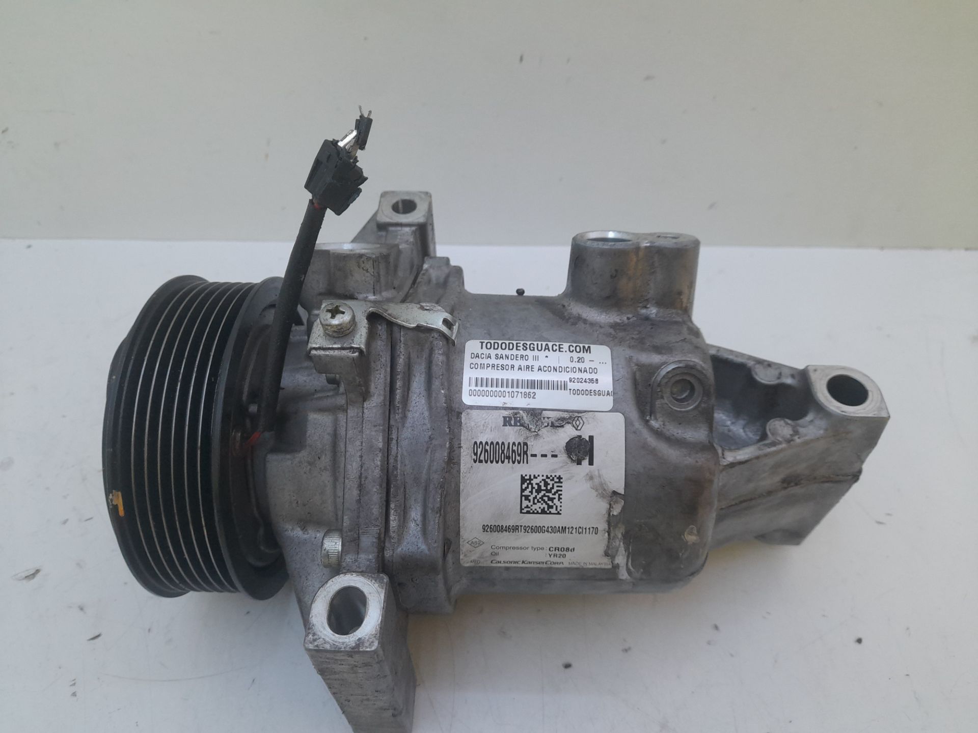 Compresor aire acondicionado dacia sandero iii 