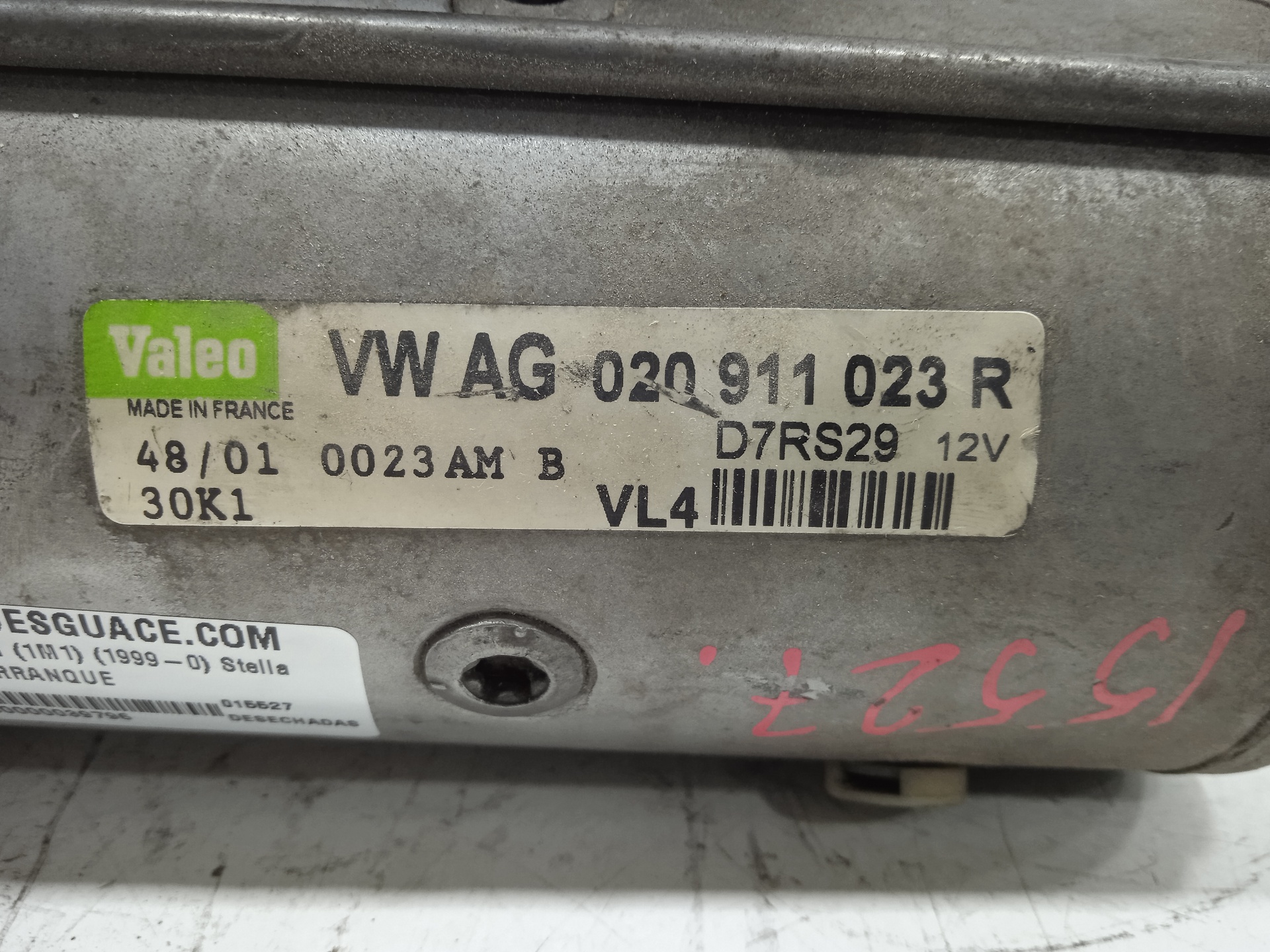 Motor arranque  seat leon