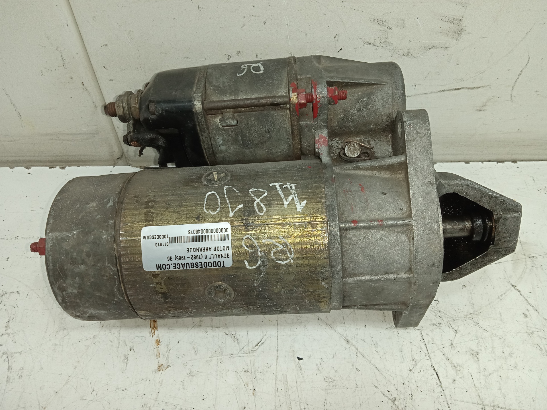Motor arranque  renault 6