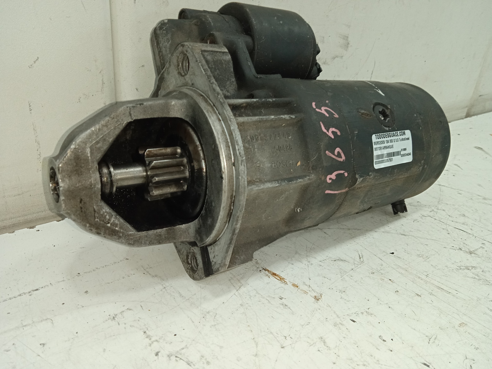 Motor arranque  mercedes clase e  familiar