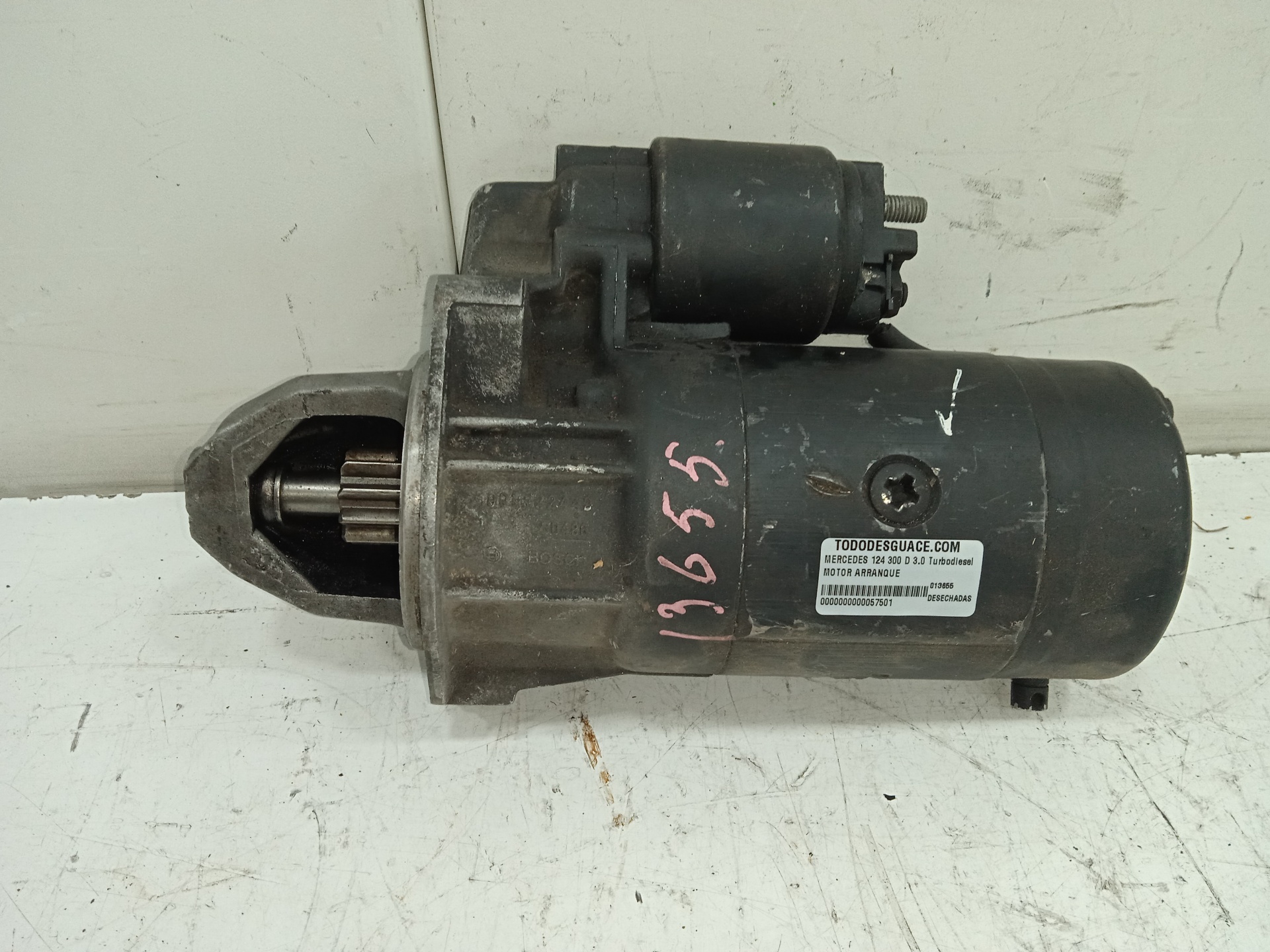 Motor arranque  mercedes clase e  familiar