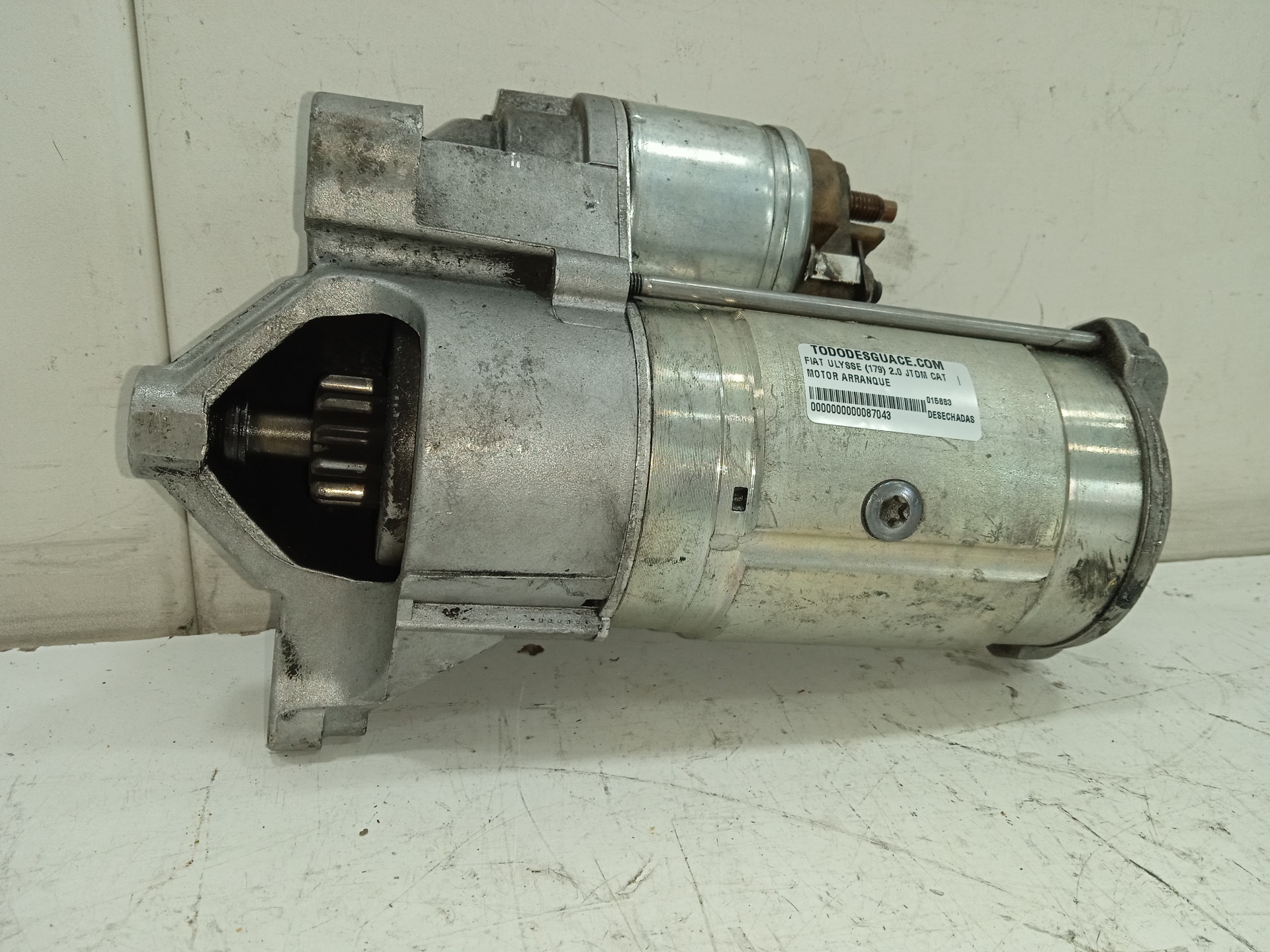 Motor arranque  fiat ulysse