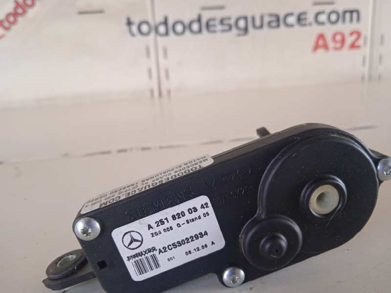 Motor elevalunas trasero derecho mercedes-benz clase gl (bm 164) 320 cdi 4matic (164.822)