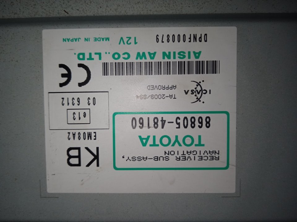 Sistema navegacion gps lexus ct (zwa10) 200h