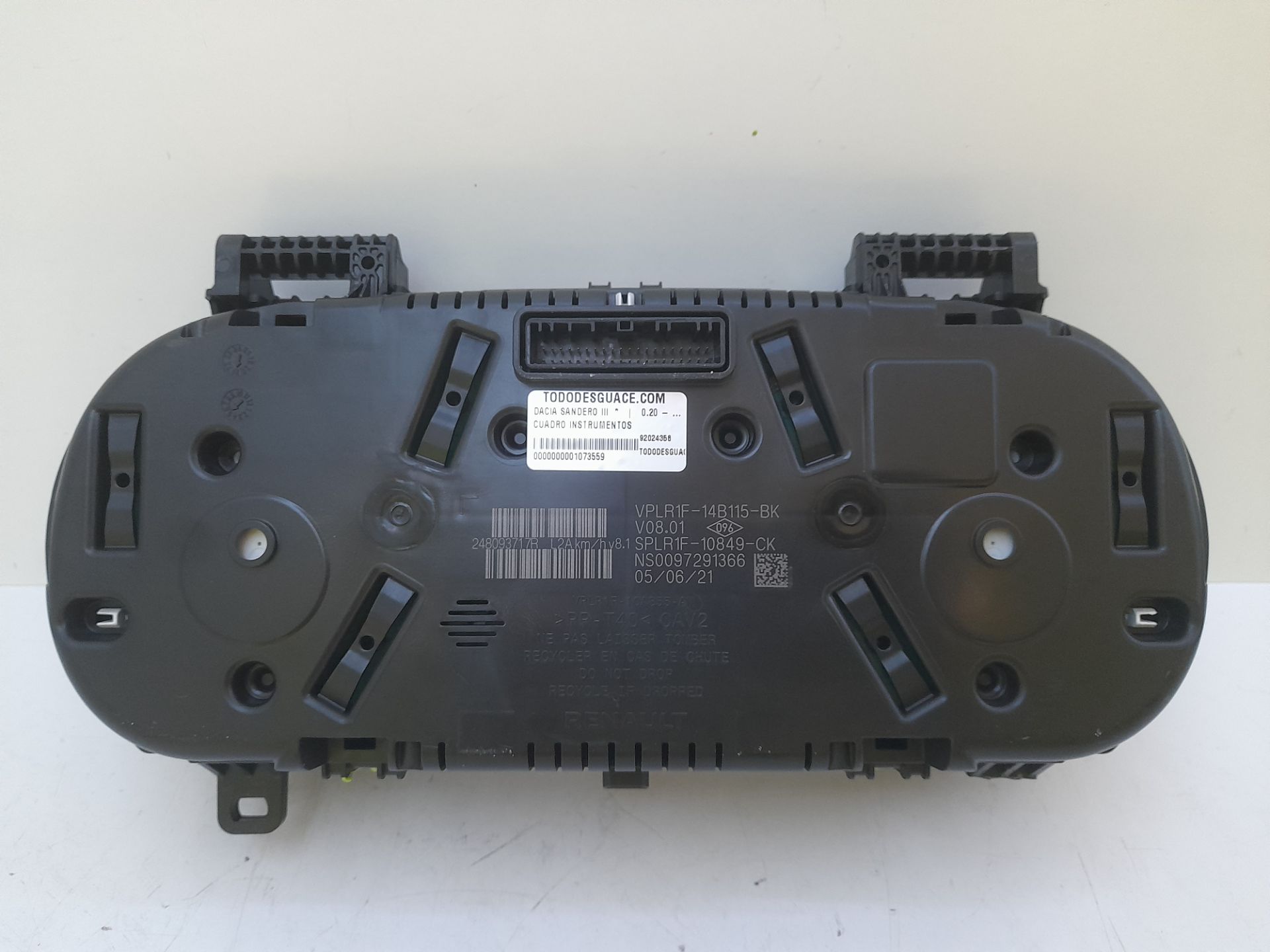 Cuadro instrumentos dacia sandero iii 