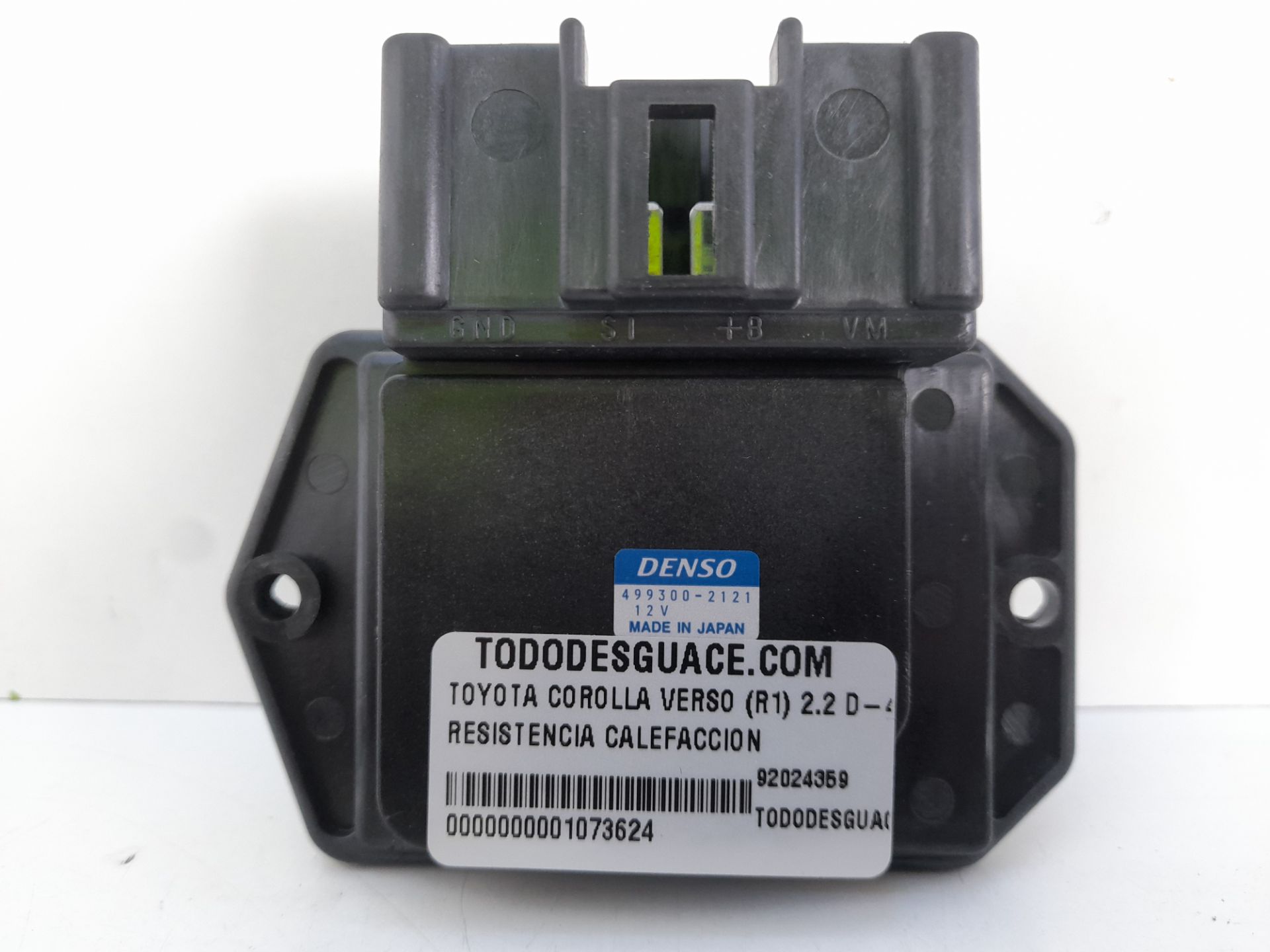 Resistencia calefaccion toyota corolla verso (r1) 2.2 d4d luna