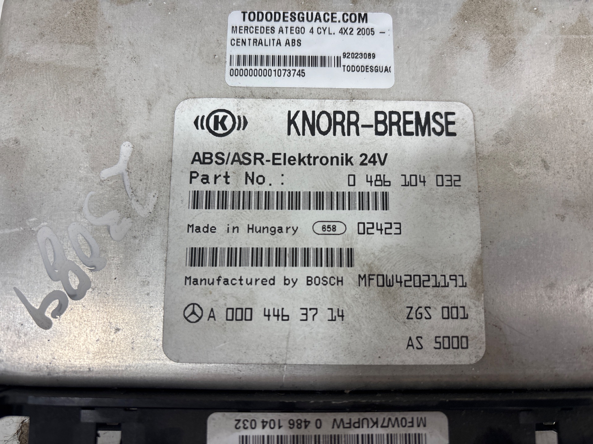 Centralita abs mercedes-benz atego 2 4-zyl. 4x2 bm 970246 (2005) 