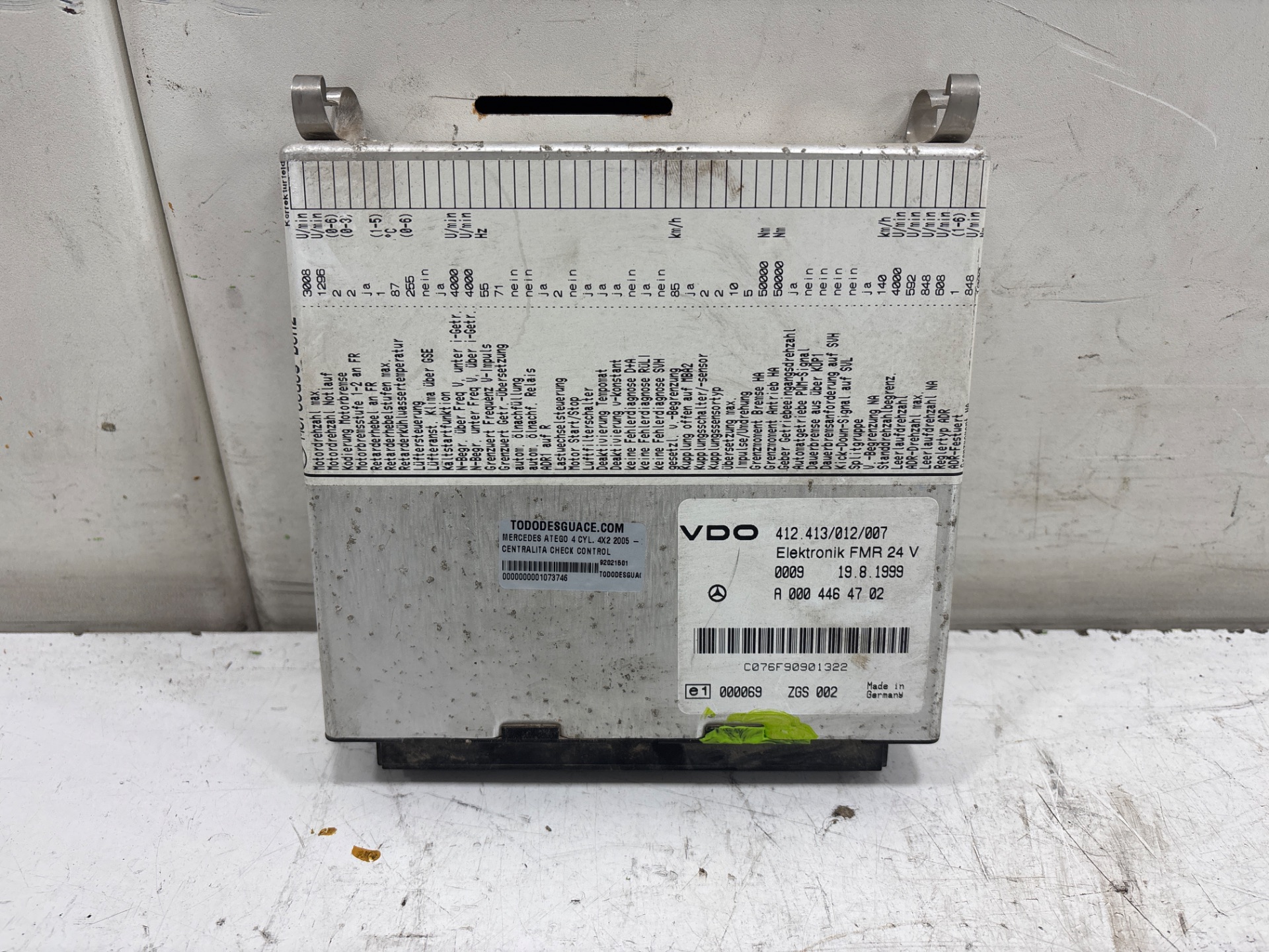 Centralita check control mercedes-benz atego 2 4-zyl. 4x2 bm 970246 (2005) 