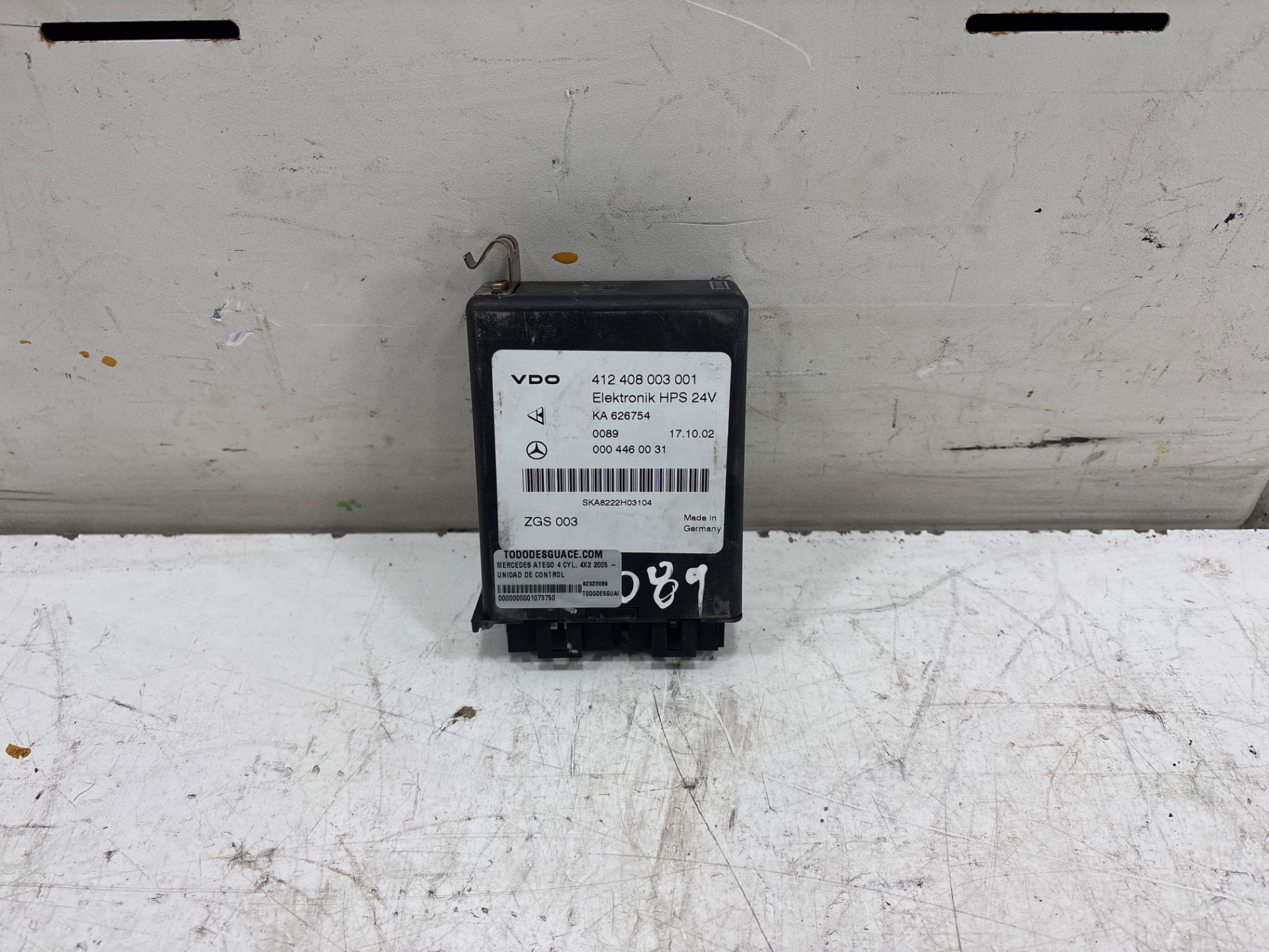 Unidad de control mercedes-benz atego 2 4-zyl. 4x2 bm 970246 (2005) 