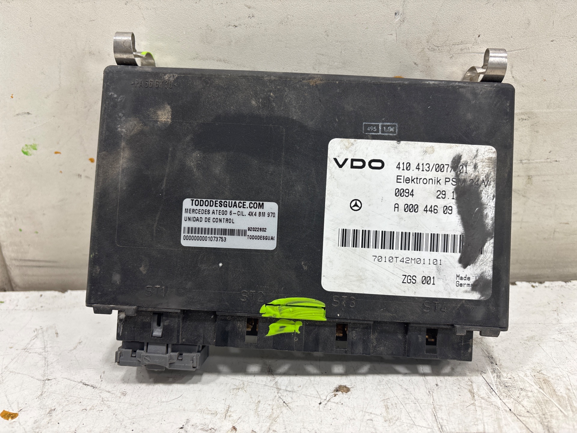 Unidad de control mercedes-benz atego 6-zyl. 4x4 bm 97026 (1998) 1328  (4x4)  om 906 la l (larg