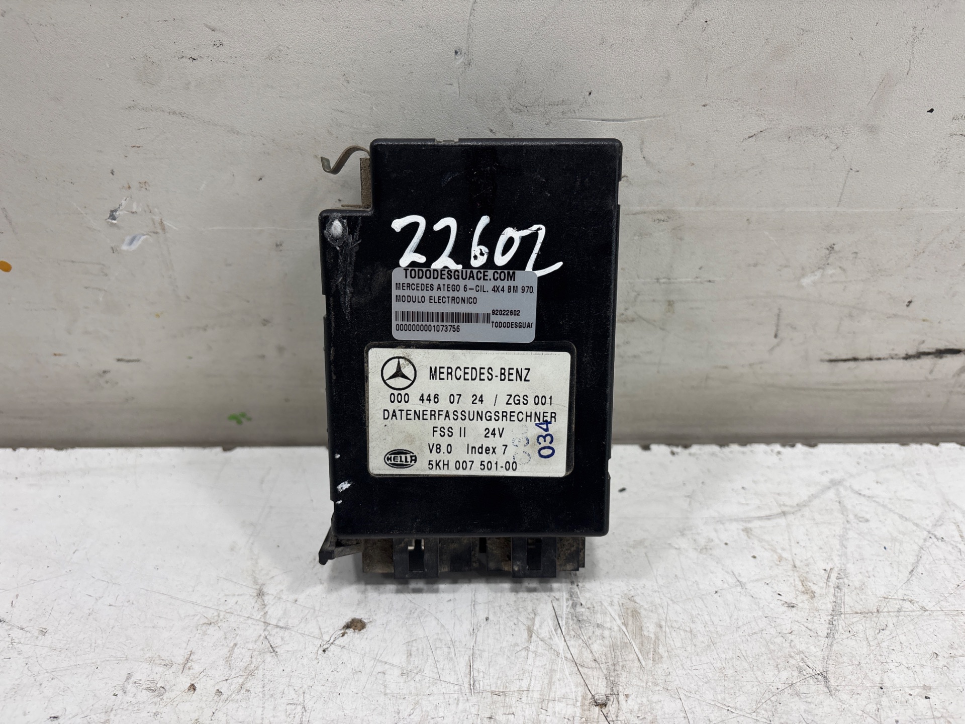 Modulo electronico mercedes-benz atego 6-zyl. 4x4 bm 97026 (1998) 1328  (4x4)  om 906 la l (larg