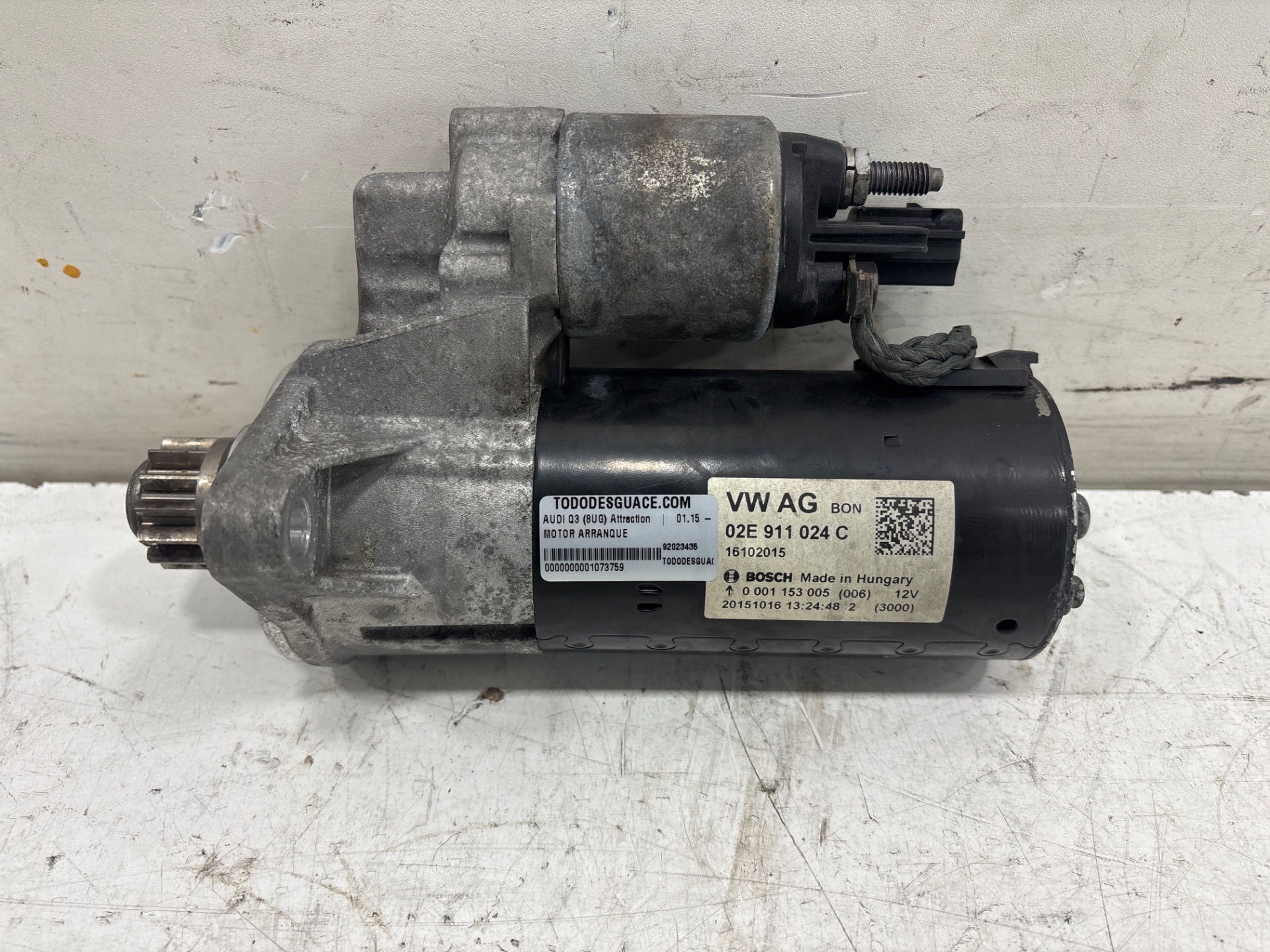 Motor arranque audi q3 (8ug) attraction