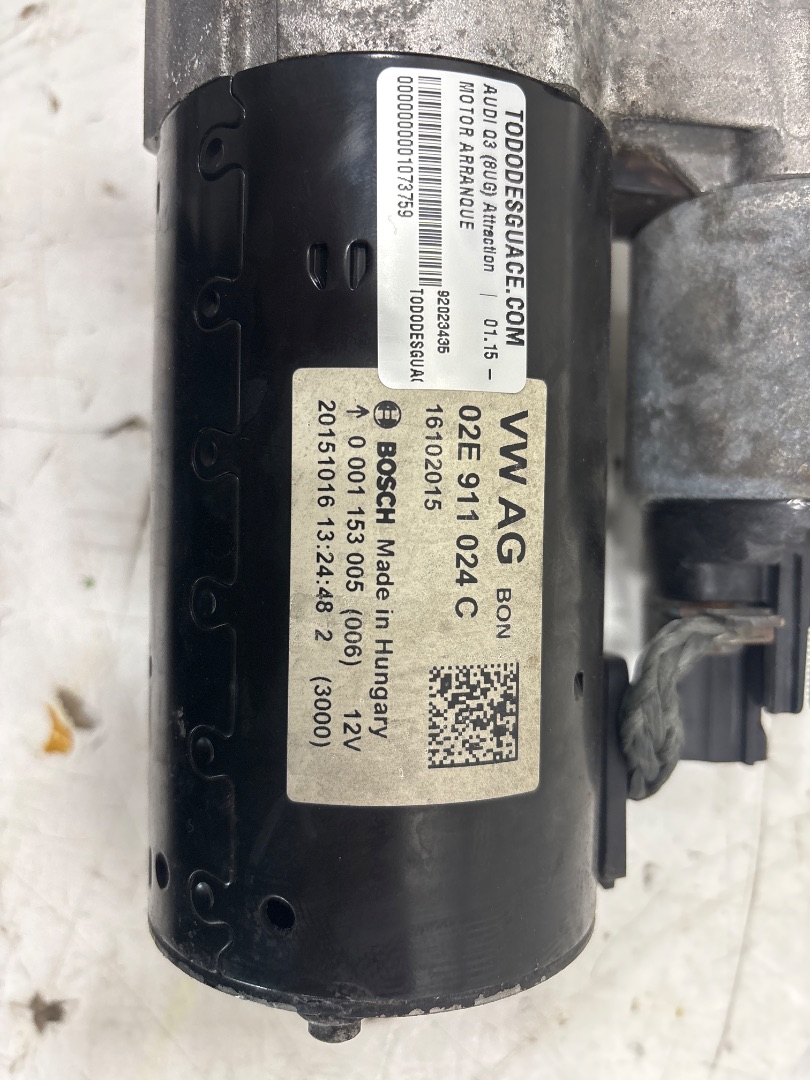 Motor arranque audi q3 (8ug) attraction