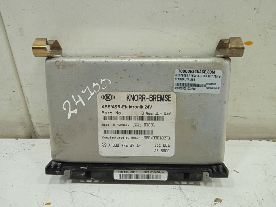 Centralita abs mercedes-benz atego 3-ejes 26 t bm 95024 (1998) 2528  (6x2)       om 906 la l 