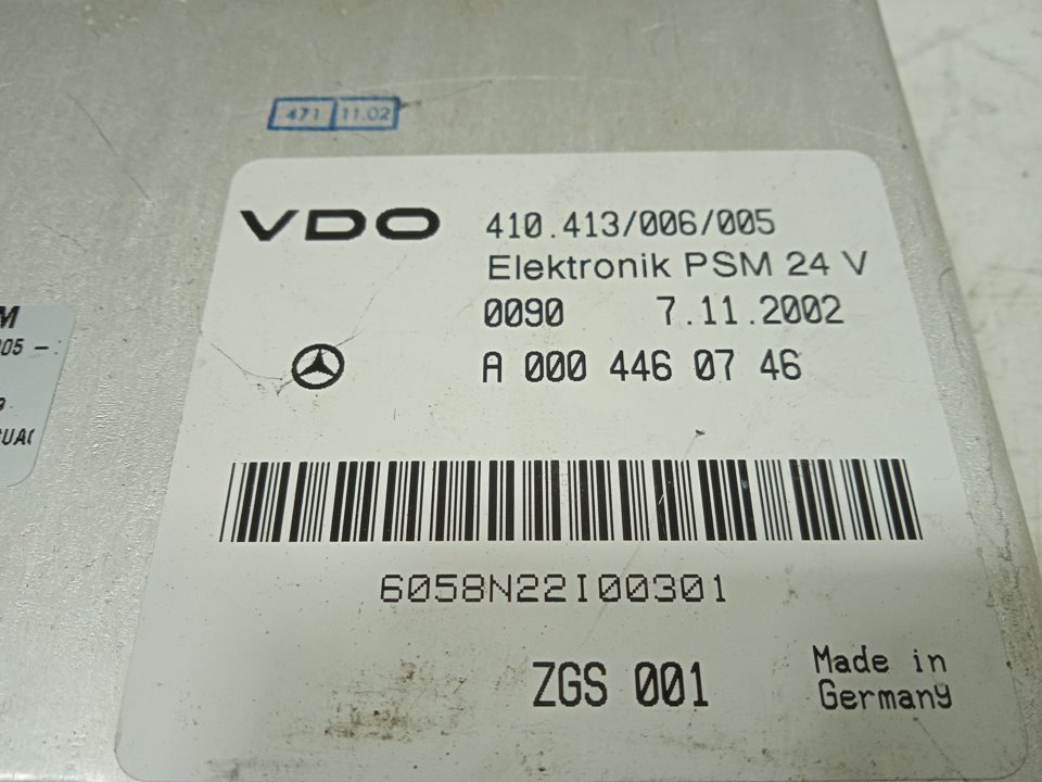 Modulo electronico mercedes-benz atego 2 4-zyl. 4x2 bm 970246 (2005) 